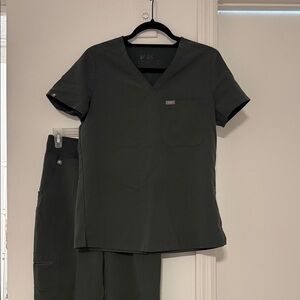Sage Green FIGS Scrub Set